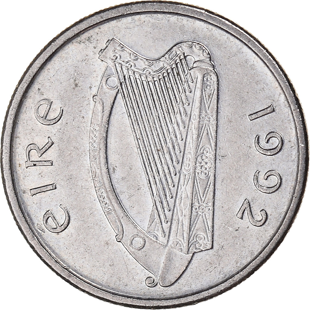 Moeda, Irlanda, 5 Pence, 1992