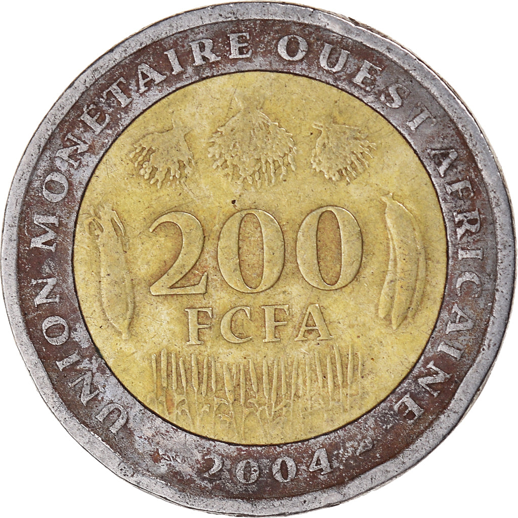 Moeda, Estados da África Ocidental, 200 Francs, 2004