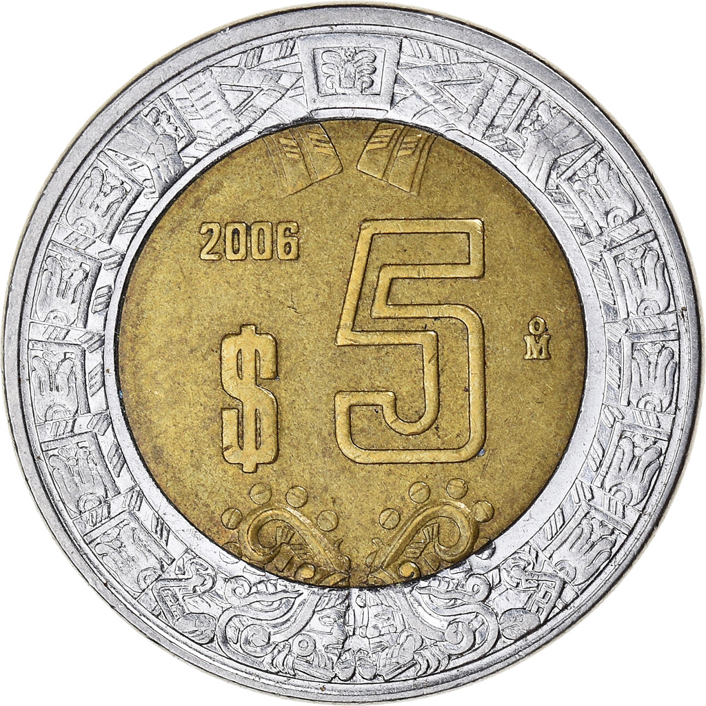 Monnaie, Mexique, 5 Pesos, 2006
