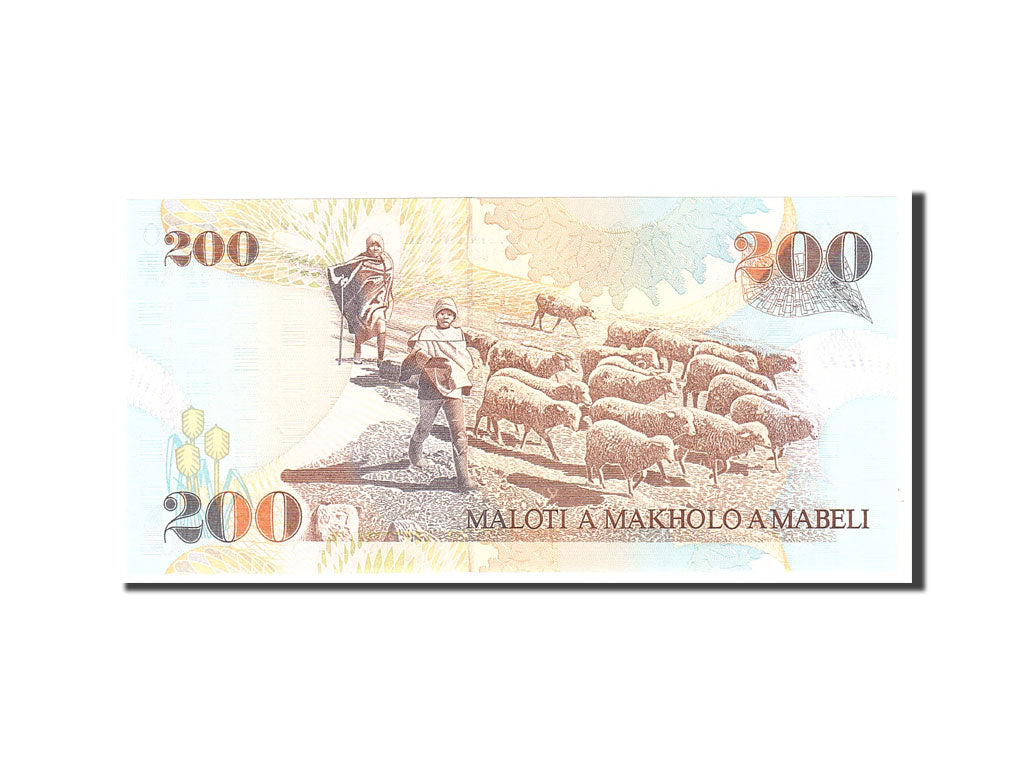 Geldschein, Lesotho, 200 Maloti, 1994, Undated, KM:20a, UNZ