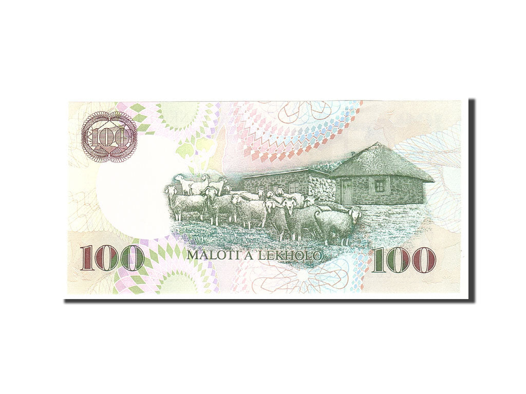 Biljet, Lesotho, 100 Maloti, 2001, Undated, KM:19b, NIEUW