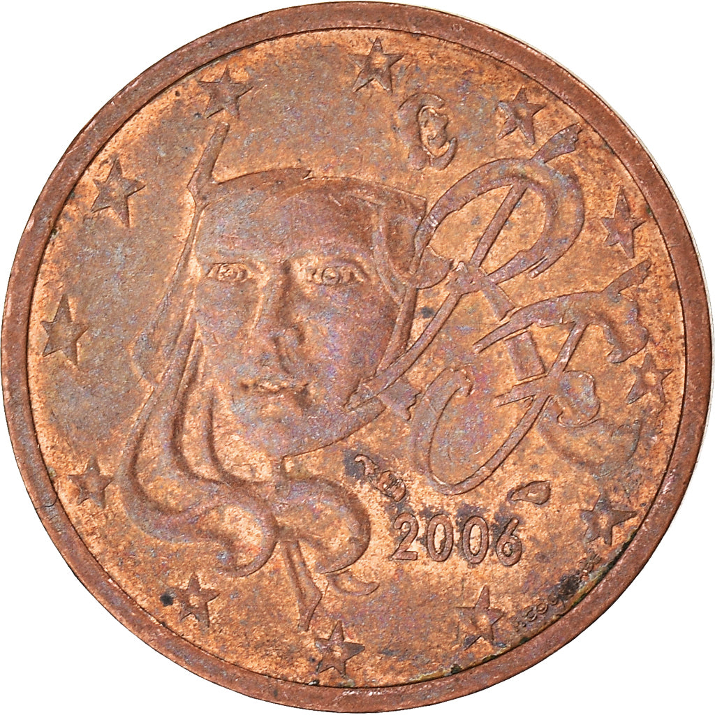 Moneda, Francia, 2 Euro Cent, 2006