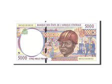 Banknote, Central African States, 5000 Francs, 2000, Undated, KM:504Nf