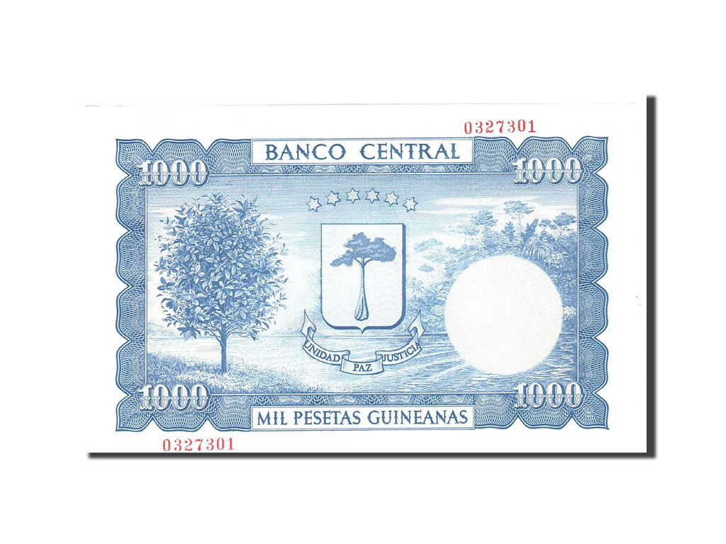 Billete, 1000 Pesetas Guineanas, 1969, Guinea Ecuatorial, KM:3, 1969-10-12, UNC