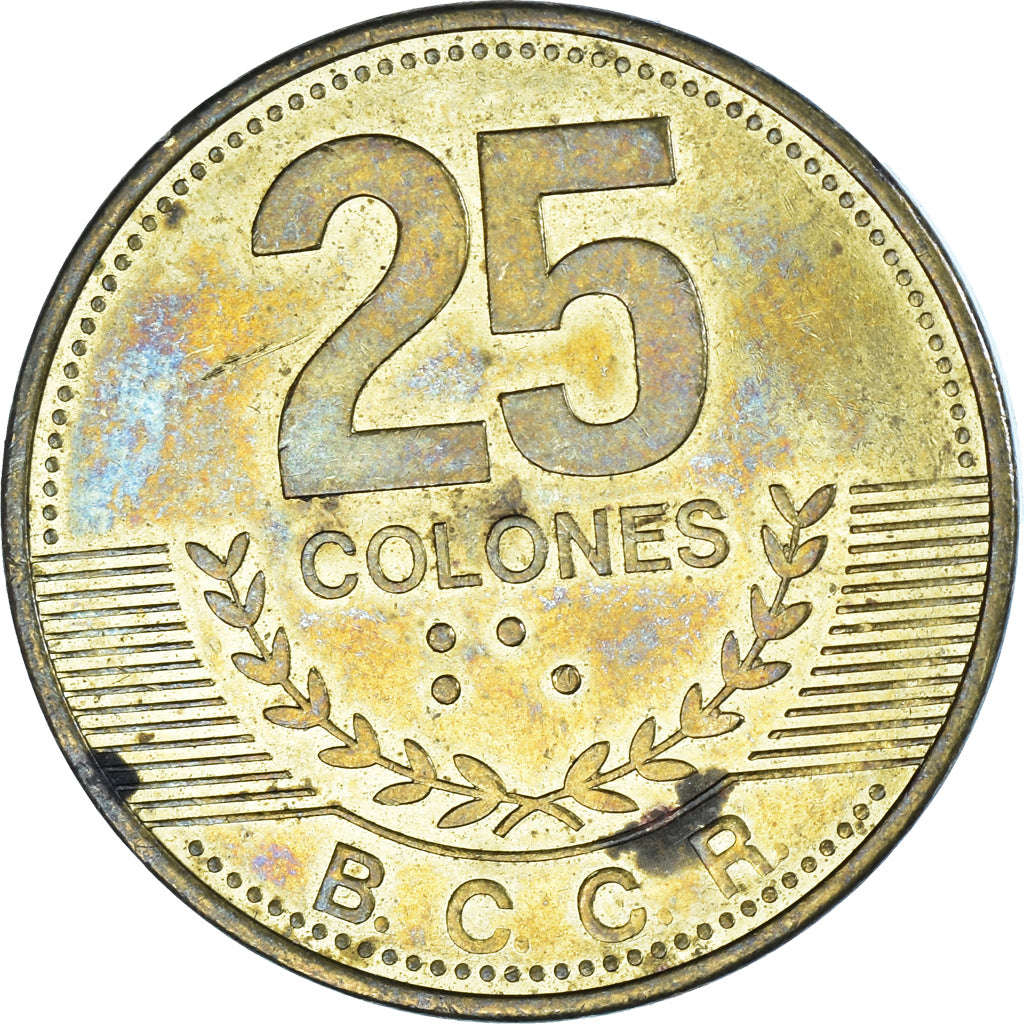 Münze, Costa Rica, 25 Colones, 2007