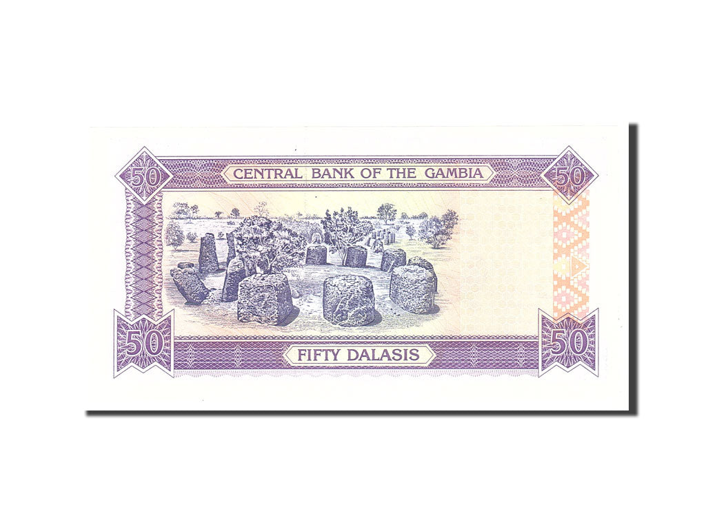 Banknote, Gambia, 50 Dalasis, 1996, Undated, KM:19a, UNC(65-70)
