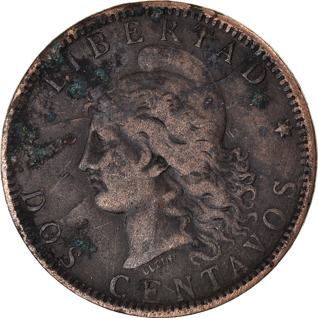 Munten, Argentinië, 2 Centavos, 1892