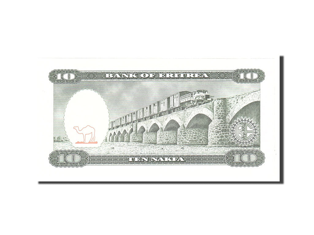 Banknote, Eritrea, 10 Nakfa, 1997, Undated, KM:3, UNC(65-70)