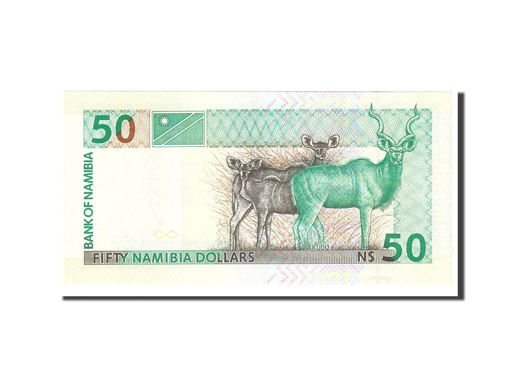 Banknote, Namibia, 50 Namibia dollars, 1999, Undated, KM:7a, UNC(65-70)