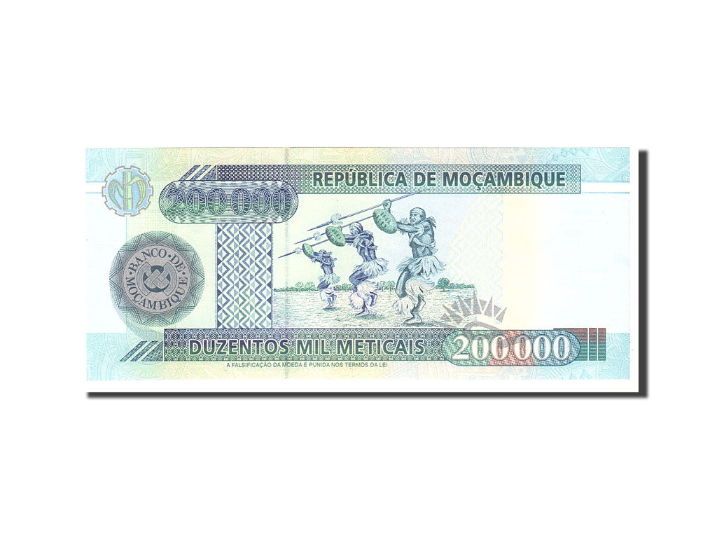Banknote, Mozambique, 200,000 Meticais, 2003, 2003-06-16, KM:141, UNC(65-70)