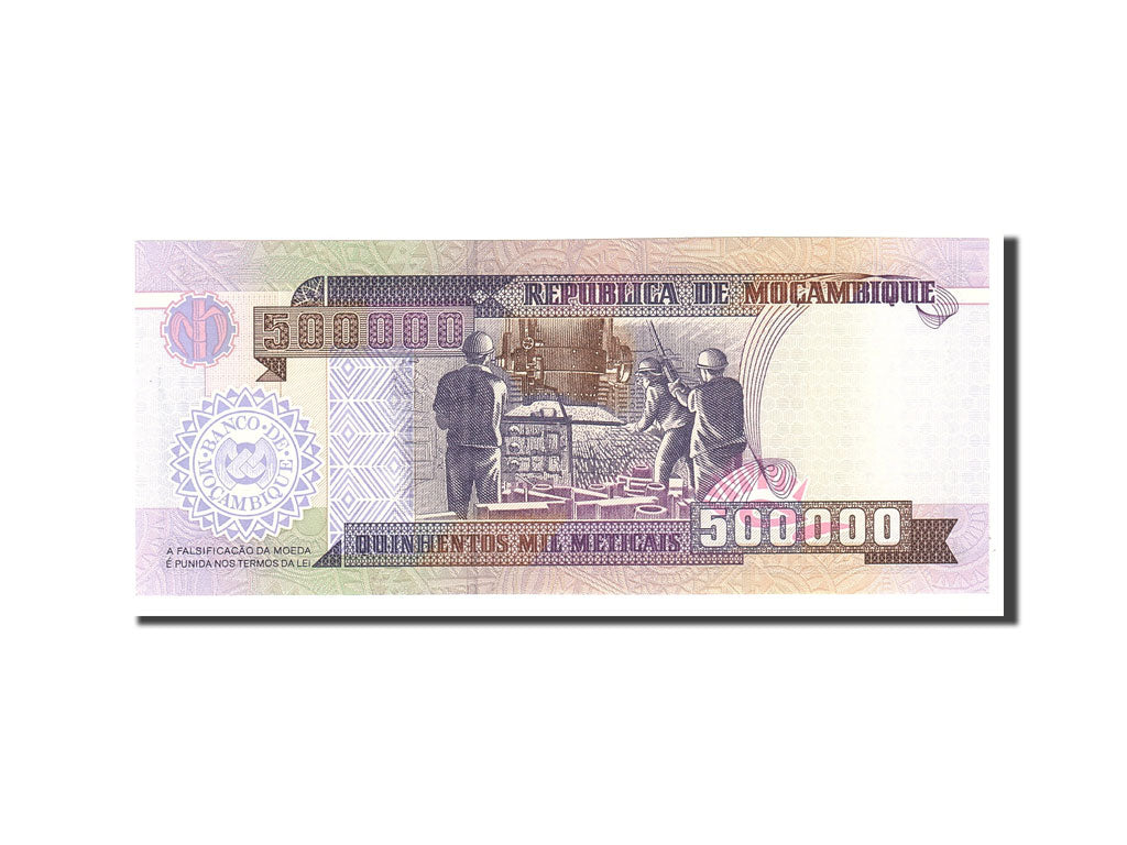 Banknote, Mozambique, 500,000 Meticais, 2003, 2003-06-16, KM:142, UNC(65-70)