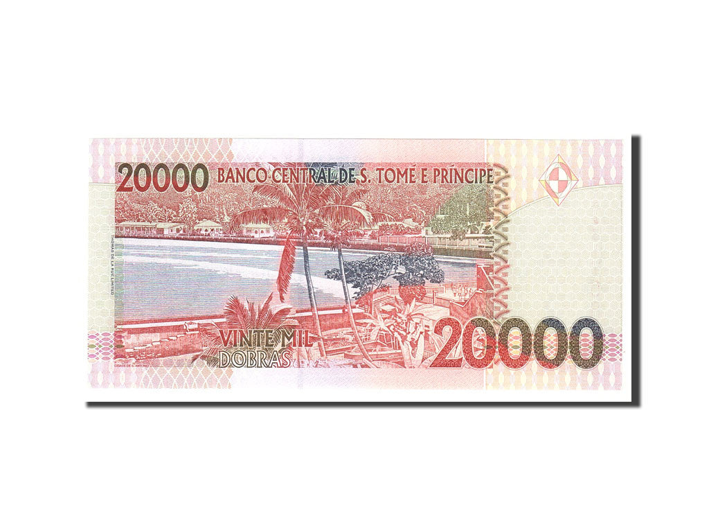 Biljet, Sint Thomas en Prince, 20,000 Dobras, 1996, 1996-10-22, KM:67a, NIEUW