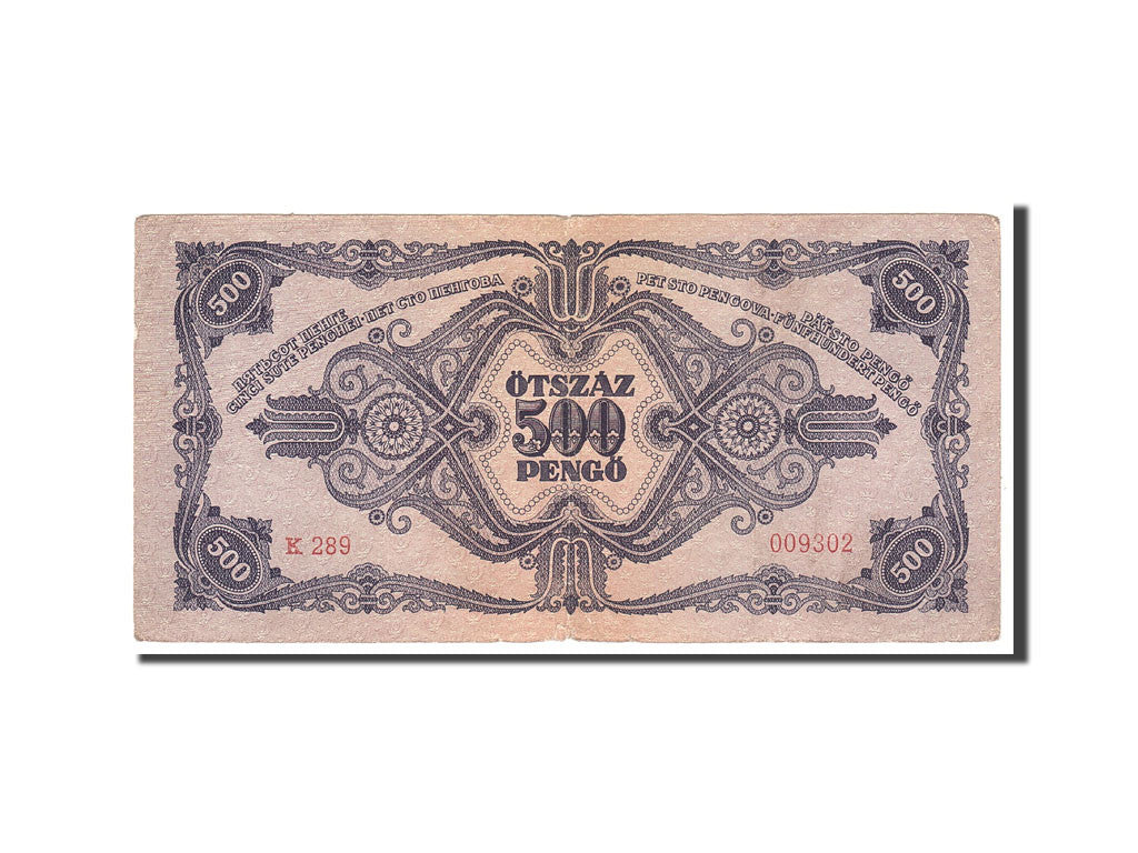 Banknote, Hungary, 500 Pengö, 1945, 1945-05-15, KM:117a, VF(20-25)