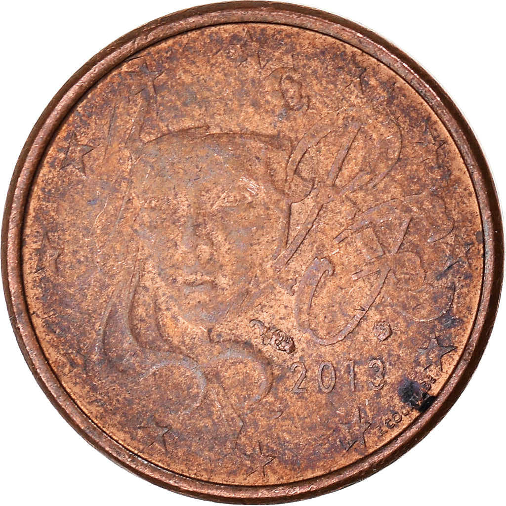Coin, France, Euro Cent, 2013
