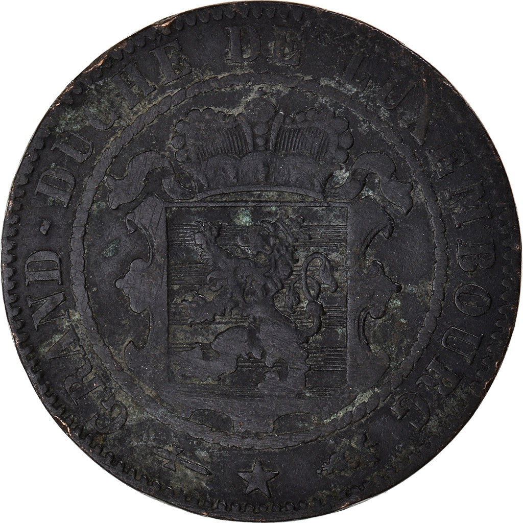 Moneda, Luxemburgo, 10 Centimes, 1870