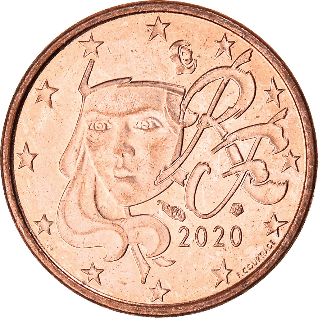 Coin, France, Euro Cent, 2020