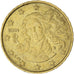 Itália, 10 Euro Cent, 2002, Nordic gold, EF(40-45)