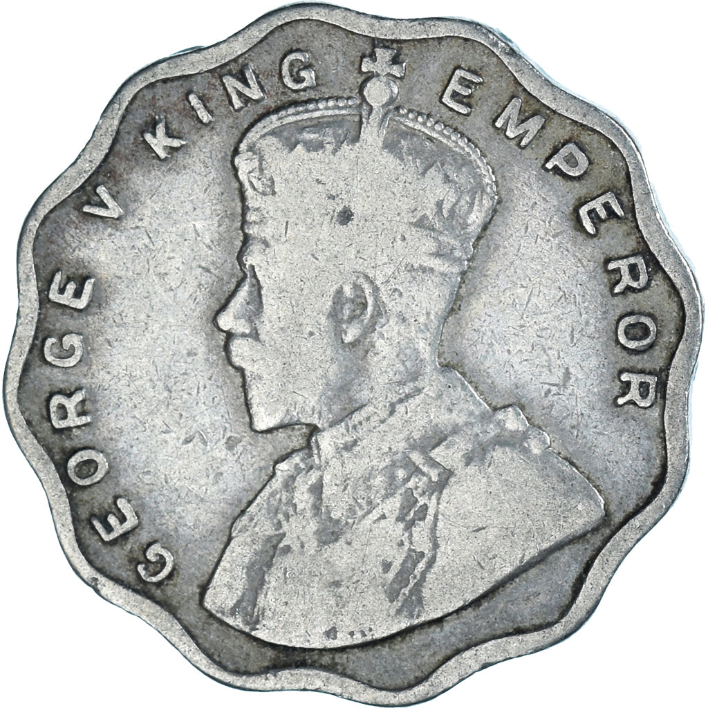 Coin, India, Anna, 1924