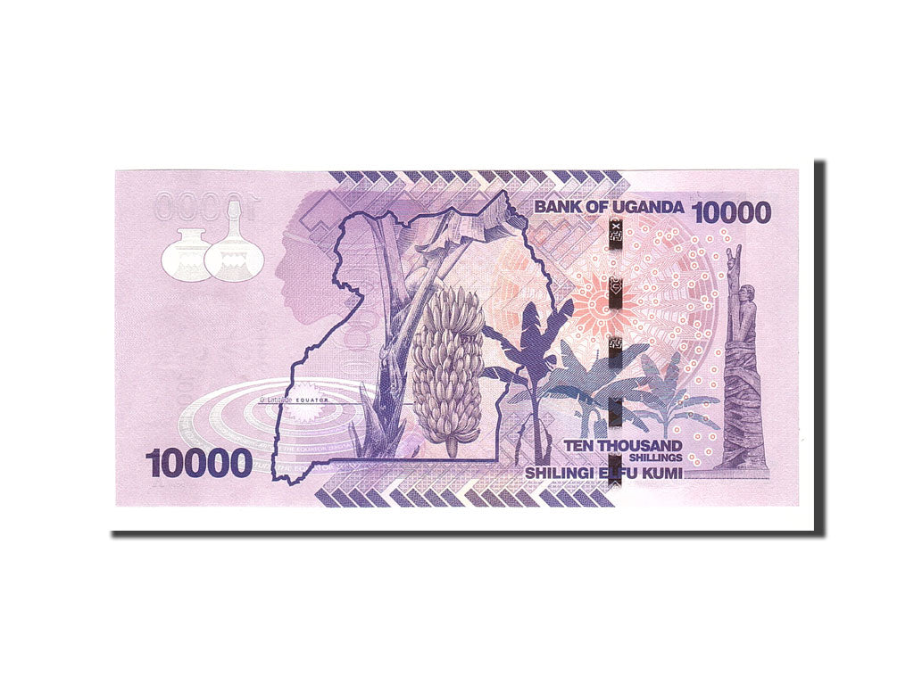 Billete, 10,000 Shillings, 2010, Uganda, KM:52a, Undated, UNC