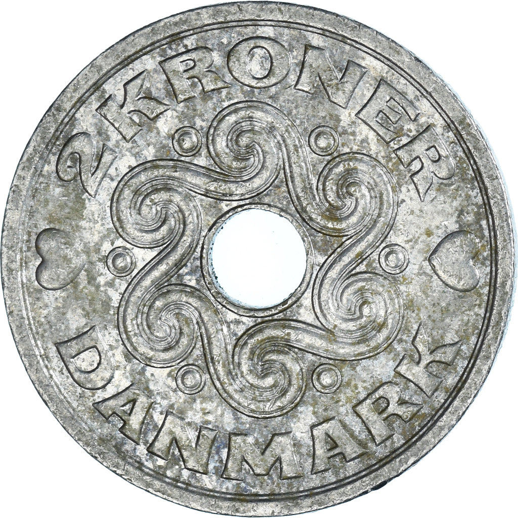 Moneda, Dinamarca, 2 Kroner, 1994