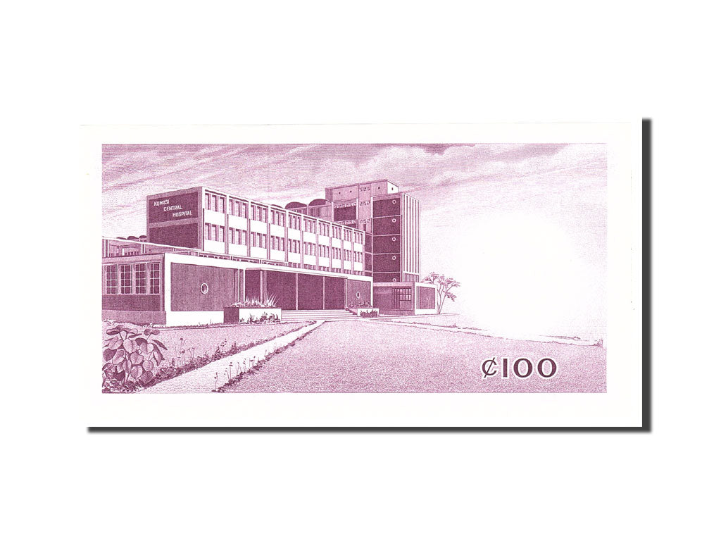 Banknot, Ghana, 100 Cedis, 1965, Undated, KM:9a, UNC(65-70)