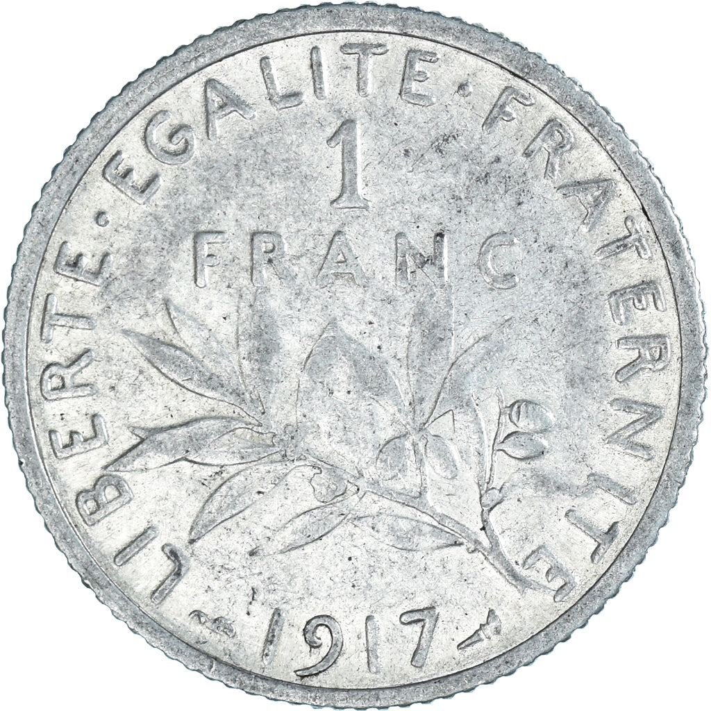 Moneta, Francja, Franc, 1917