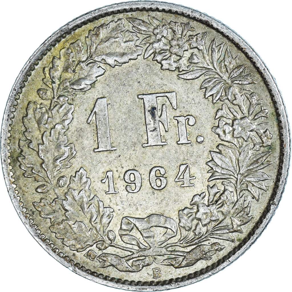 Moneda, Suiza, Franc, 1964