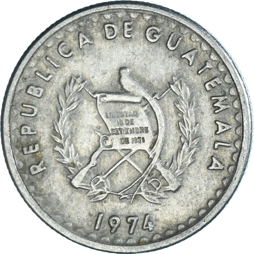 Moneda, Guatemala, 5 Centavos, 1974