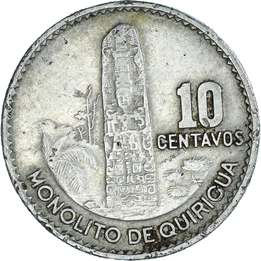 Monnaie, Guatemala, 10 Centavos, 1970