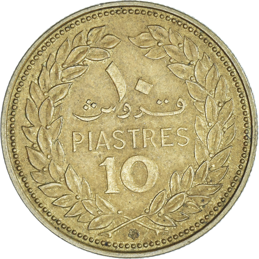 Moneta, Liban, 10 Piastres, 1969
