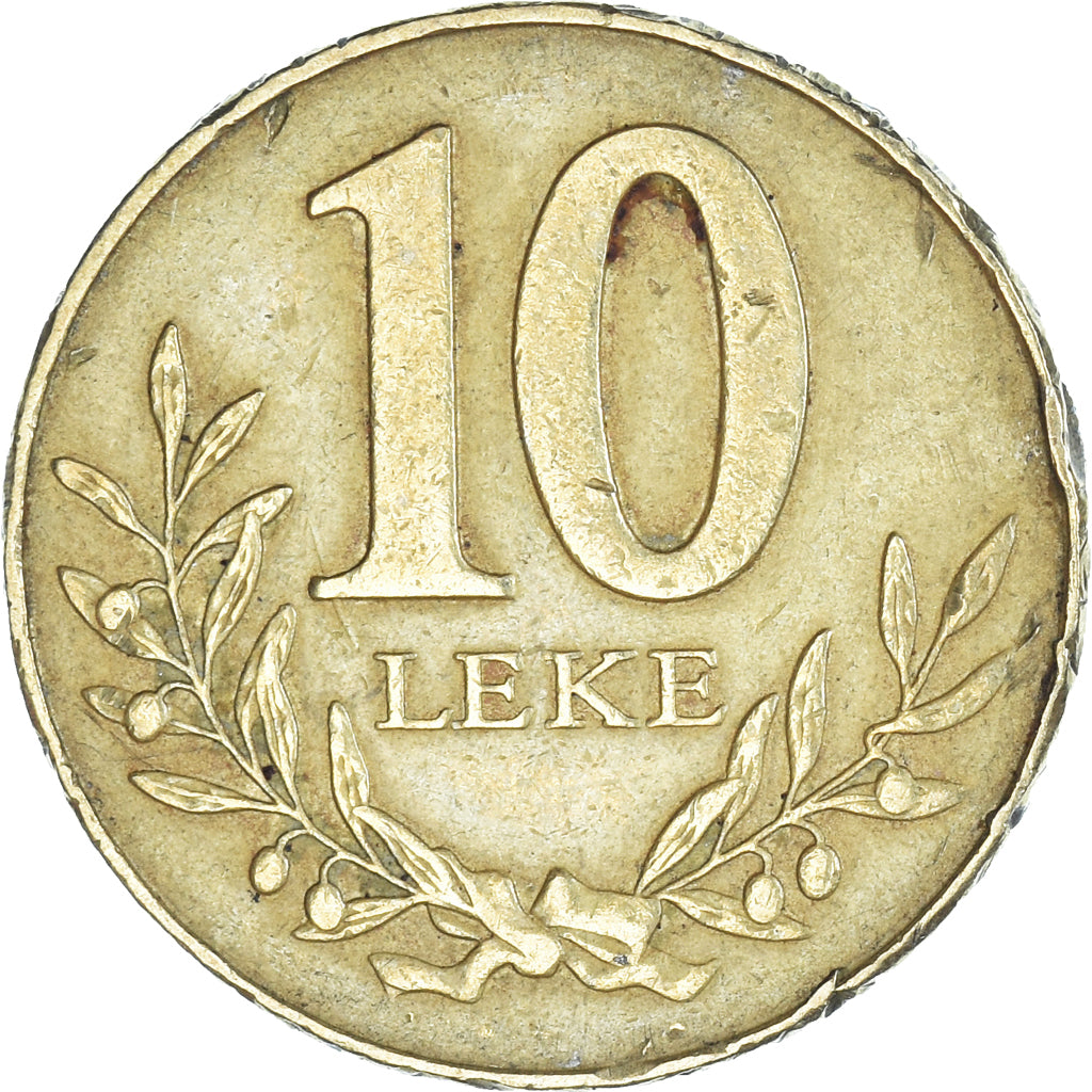Coin, Albania, 10 Lekë, 2000