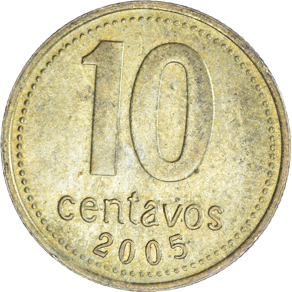 Moneda, Argentina, 10 Centavos, 2005