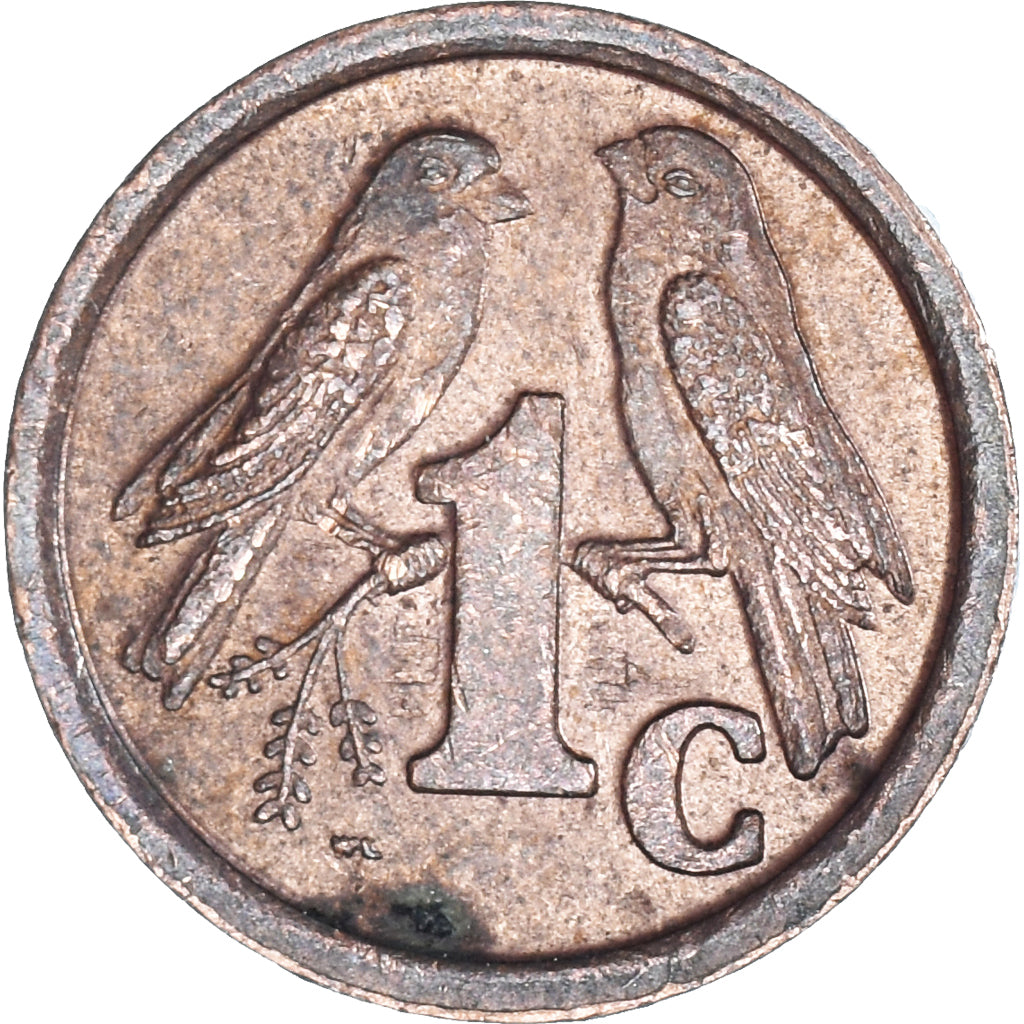 Moeda, África do Sul, Cent, 1992