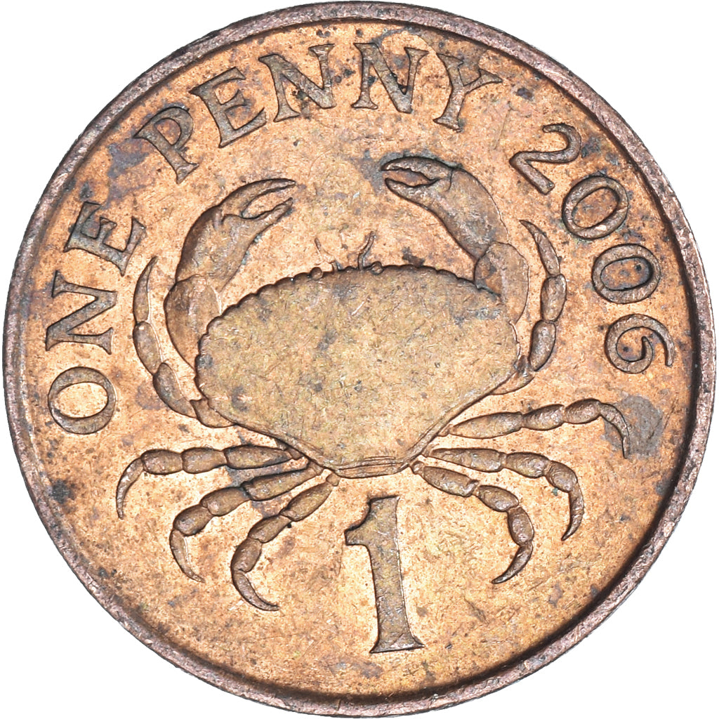 Moneda, Guernsey, Penny, 2006
