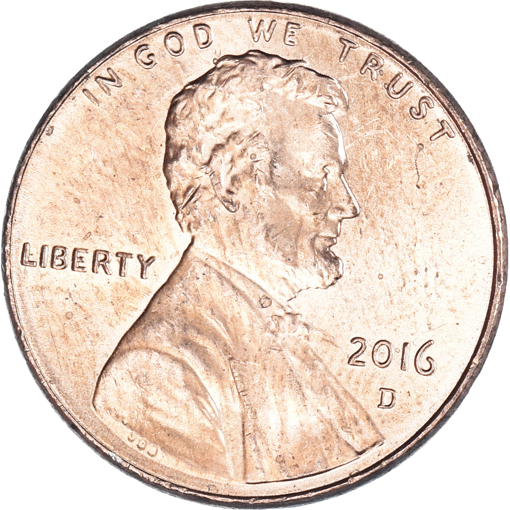 United States, Cent, 2016, Copper Plated Steel, EF(40-45)