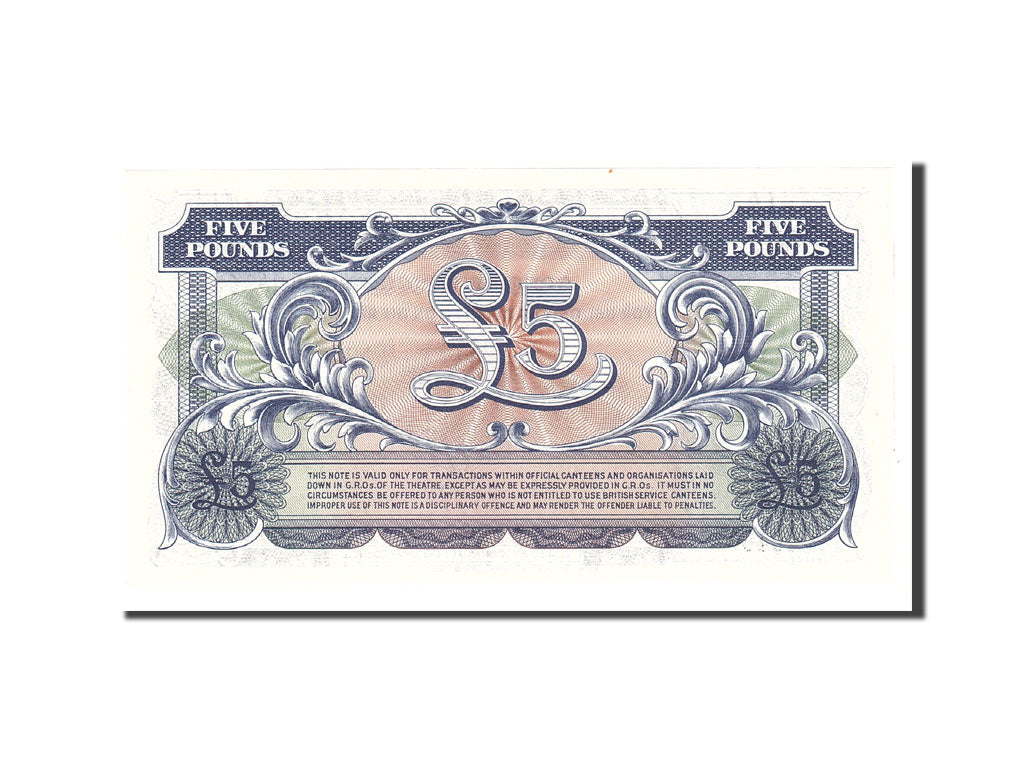 Biljet, Groot Bretagne, 5 Pounds, 1958, Undated, KM:M23, NIEUW