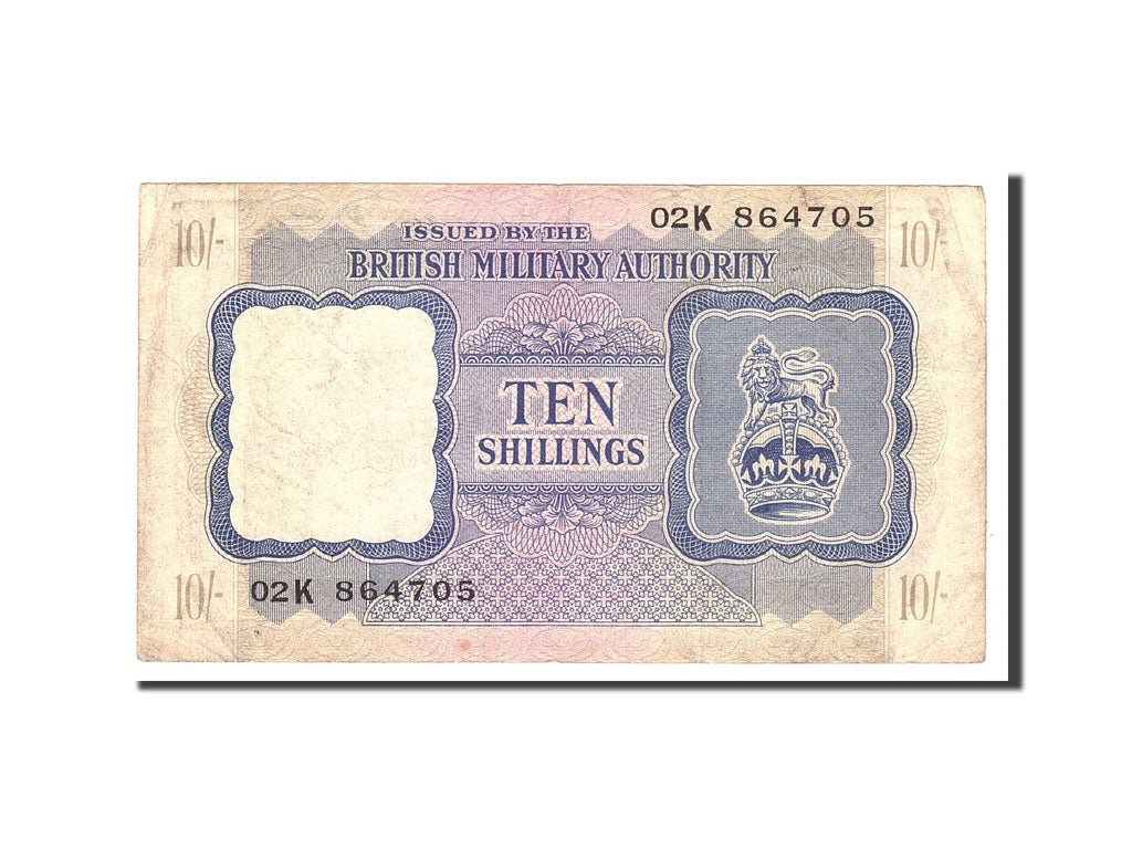 Banknote, Great Britain, 10 Shillings, 1943, Undated, KM:M5, VF(30-35)