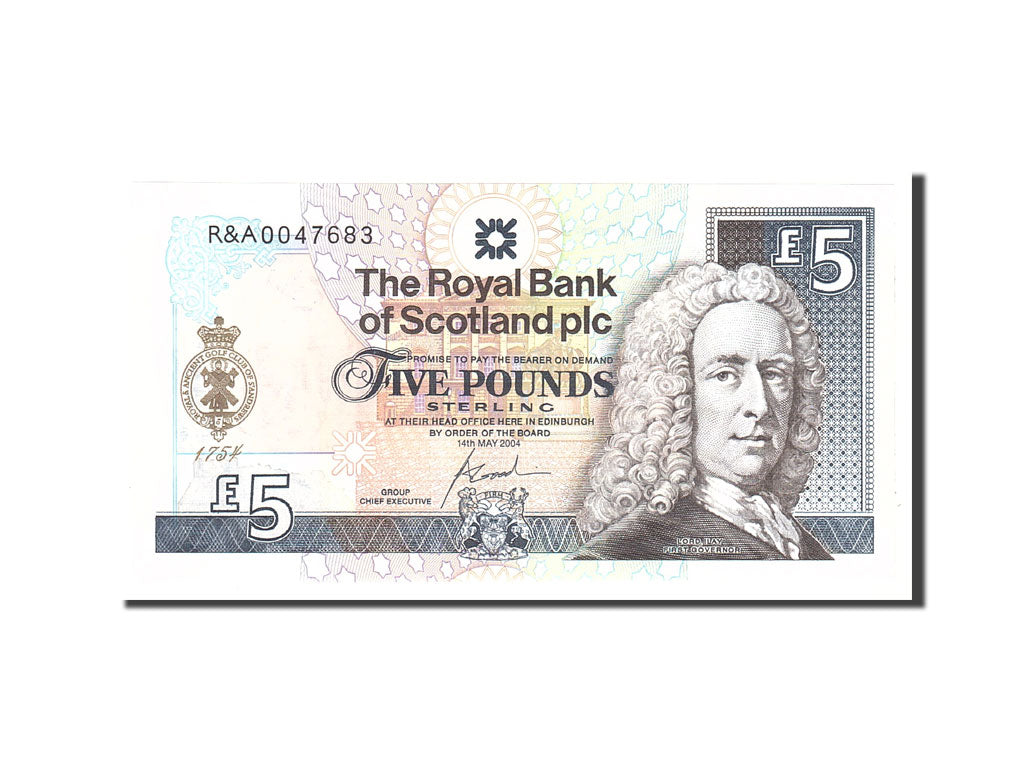Banknote, Scotland, 5 Pounds, 2004, 2004-05-14, KM:363, UNC(65-70)