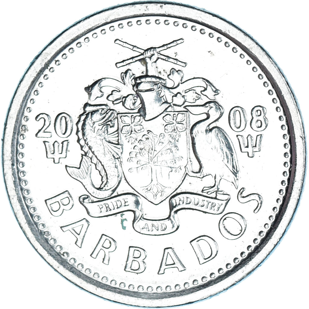 Munten, Barbados, 10 Cents, 2008