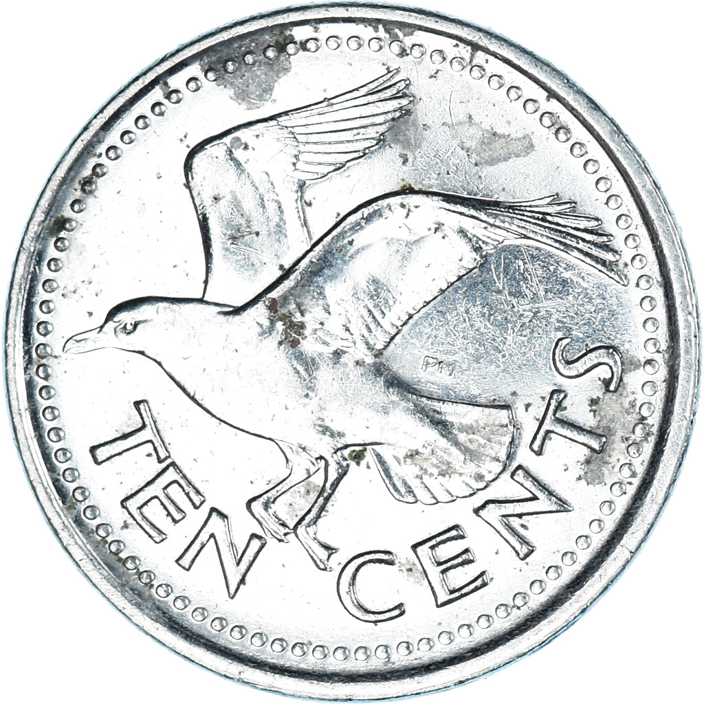 Munten, Barbados, 10 Cents, 2008