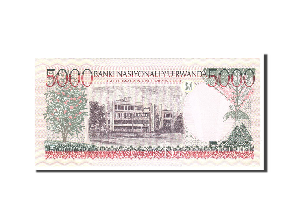 Banknote, Rwanda, 5000 Francs, 1998, 1998-12-01, KM:28a, UNC(65-70)