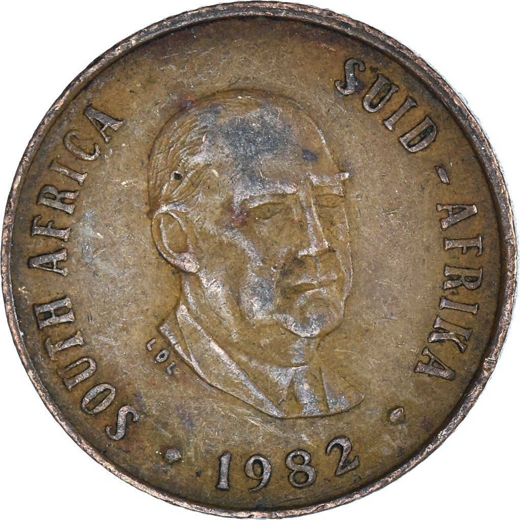 Münze, Südafrika, 2 Cents, 1982