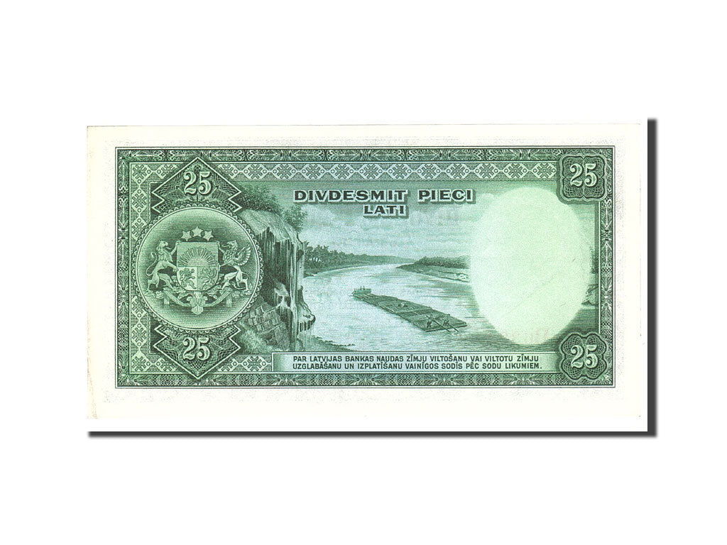 Biljet, Letland, 25 Latu, 1938, Undated, KM:21a, NIEUW