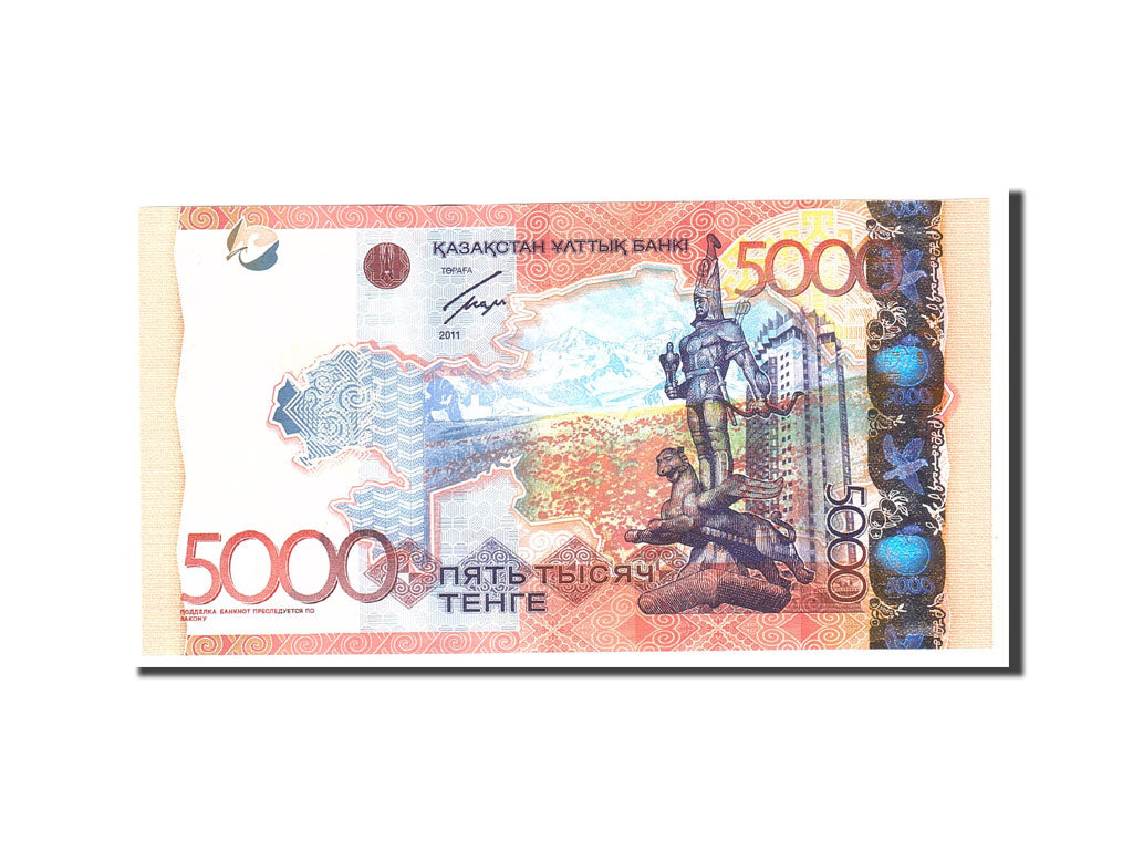 Biljet, Kazachstan, 5000 Tenge, 2011, Undated, KM:38, NIEUW