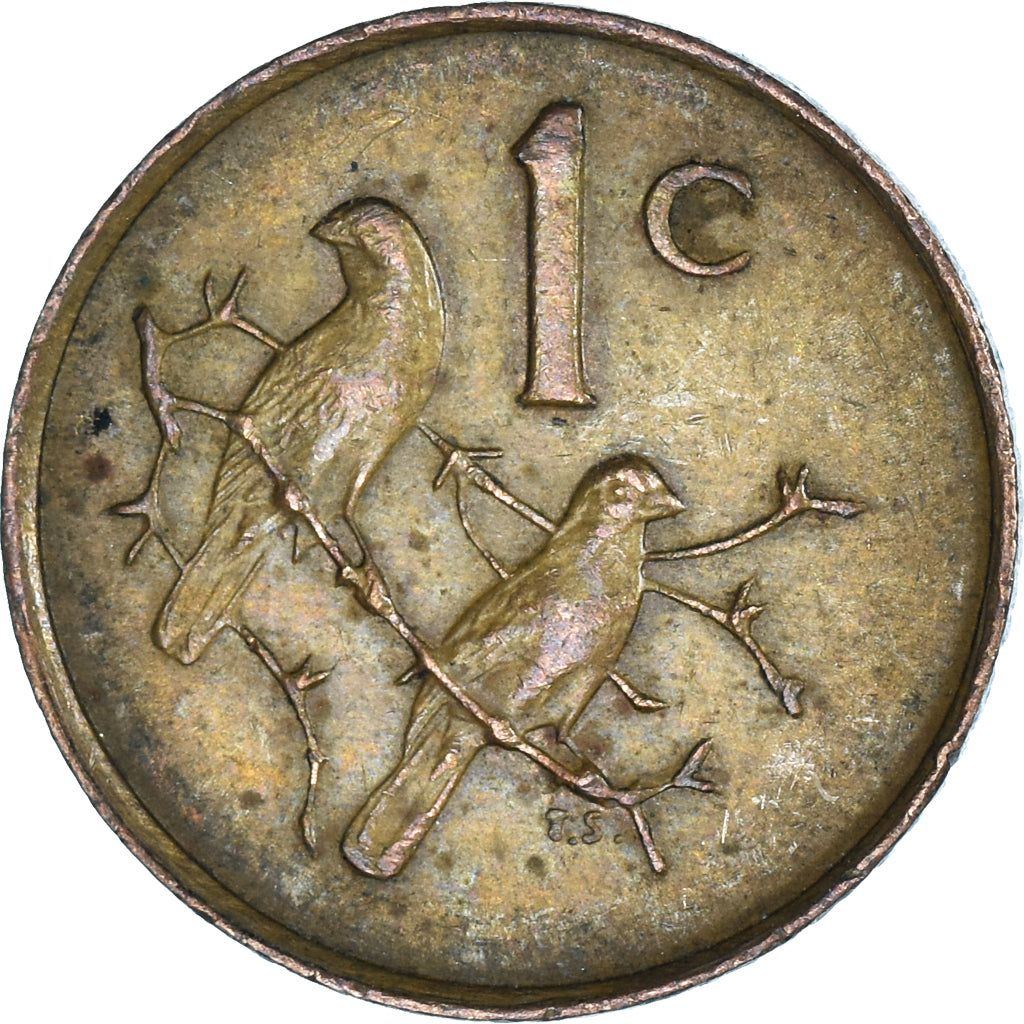 Moeda, África do Sul, Cent, 1985