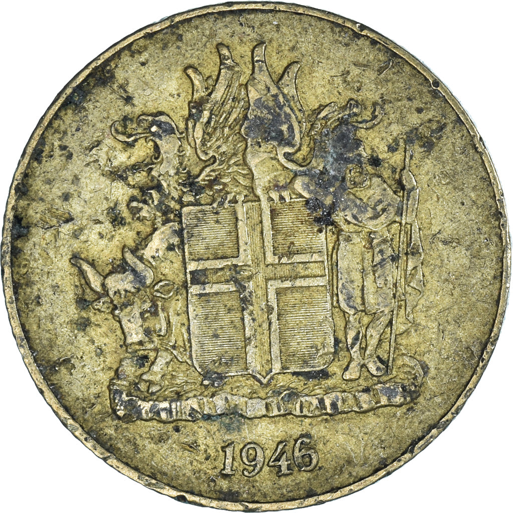 Moneda, Islandia, Krona, 1946