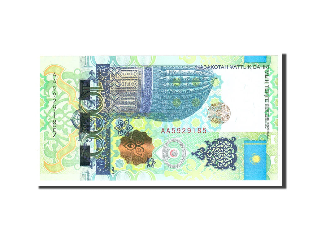Billet, Kazakhstan, 1000 Tenge, 2011, Undated, KM:37, NEUF
