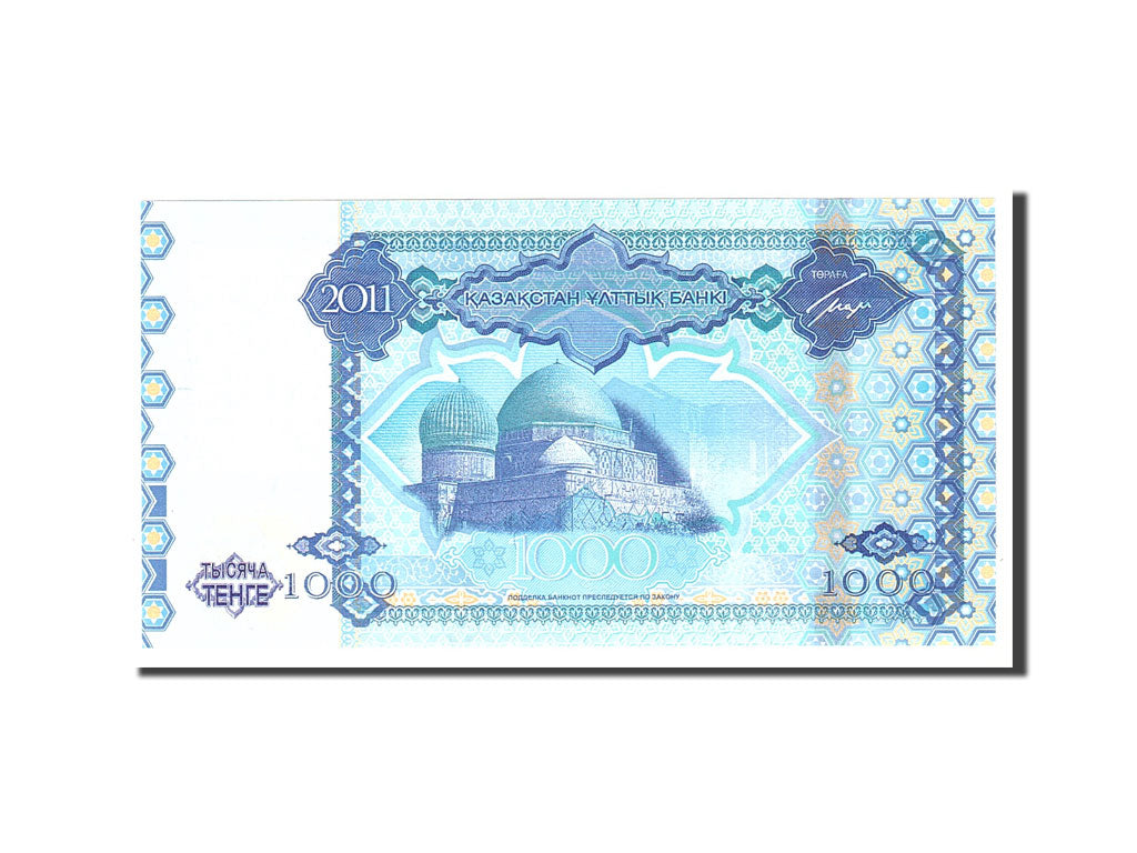 Billet, Kazakhstan, 1000 Tenge, 2011, Undated, KM:37, NEUF