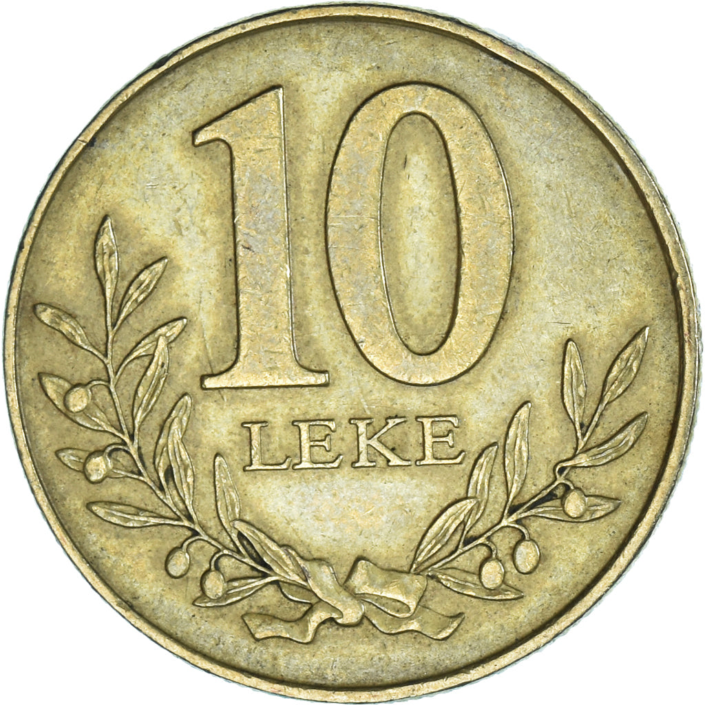 Coin, Albania, 10 Lekë, 2000