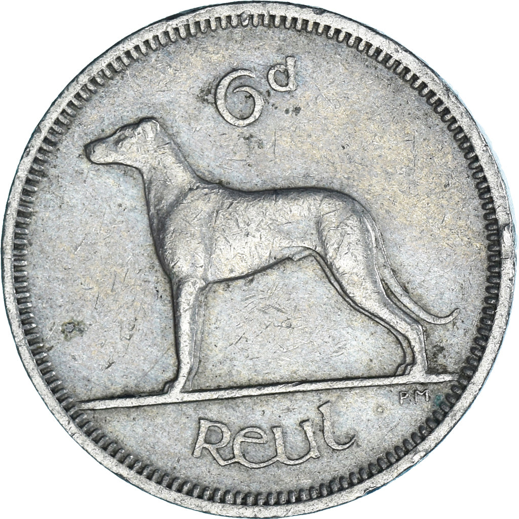 Monnaie, Irlande, 6 Pence, 1962